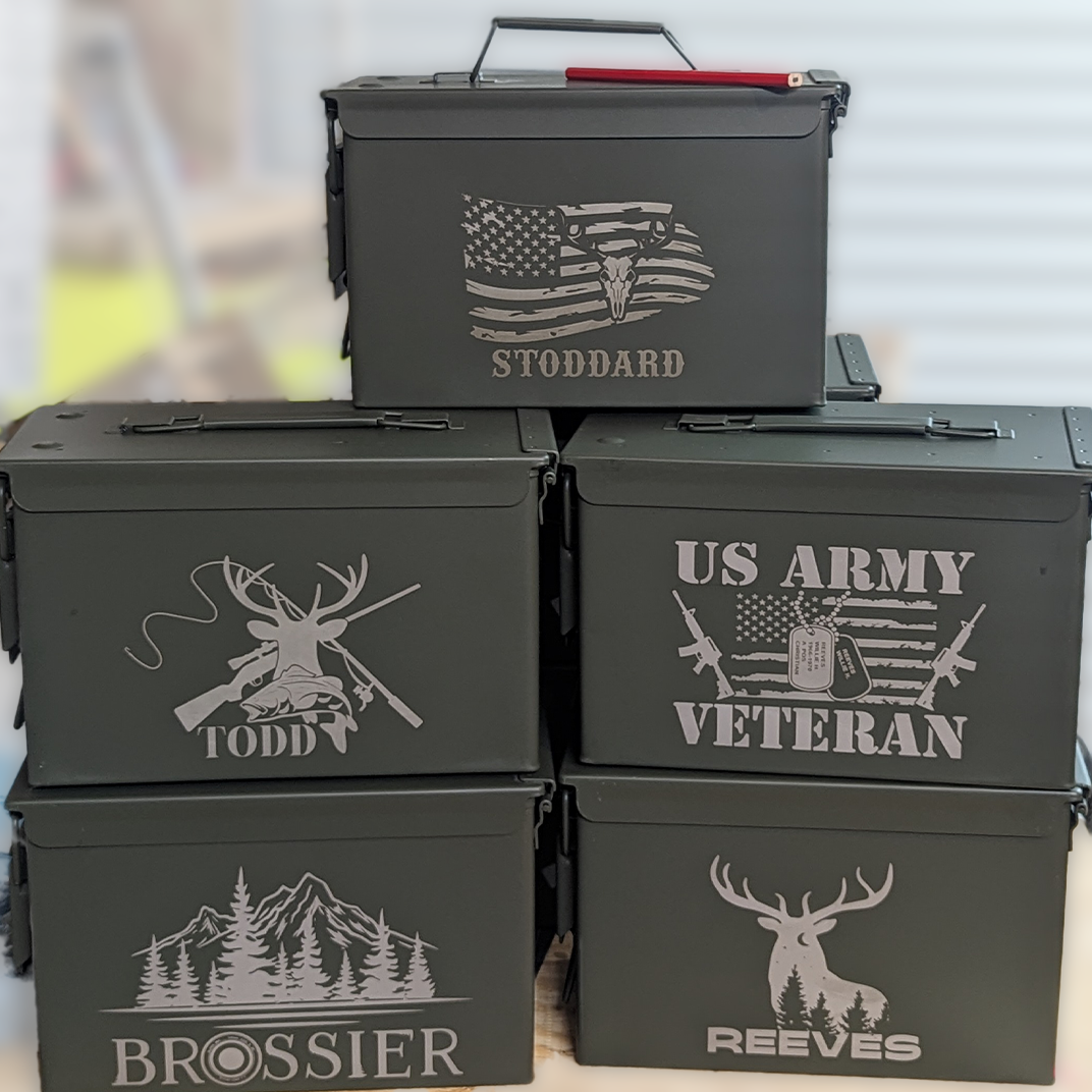 Personalized 50 cal Ammo Can