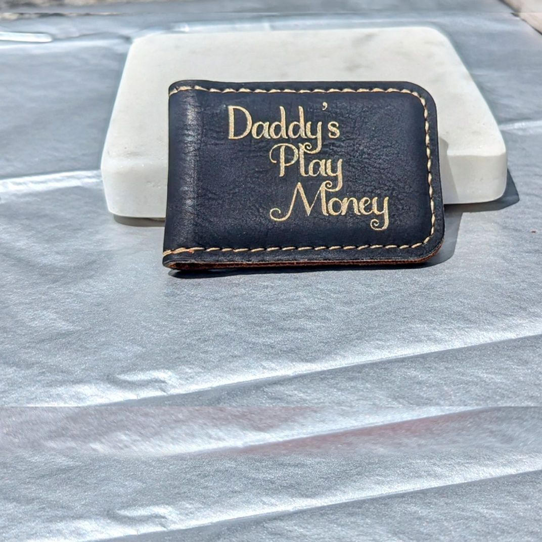 Leatherette Money Clip