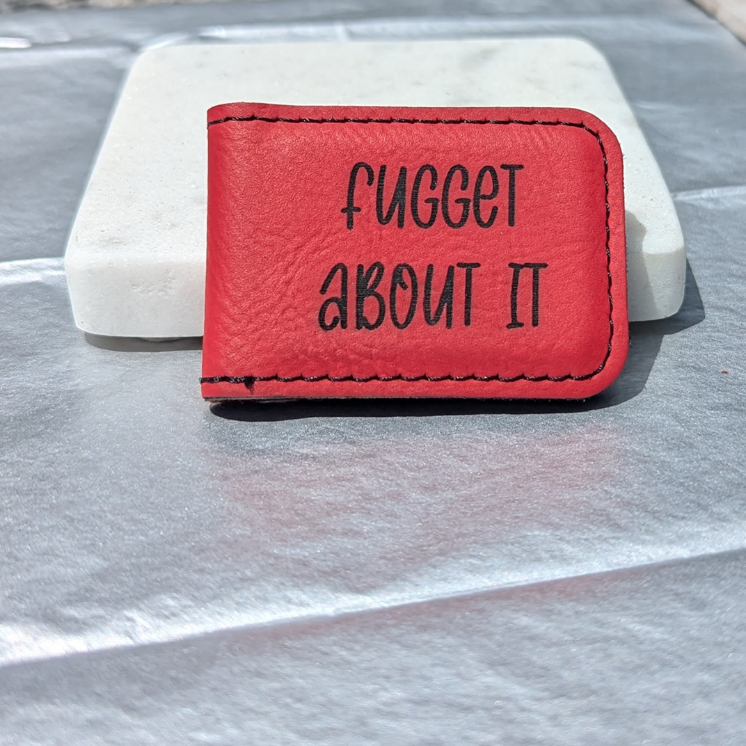 Leatherette Money Clip