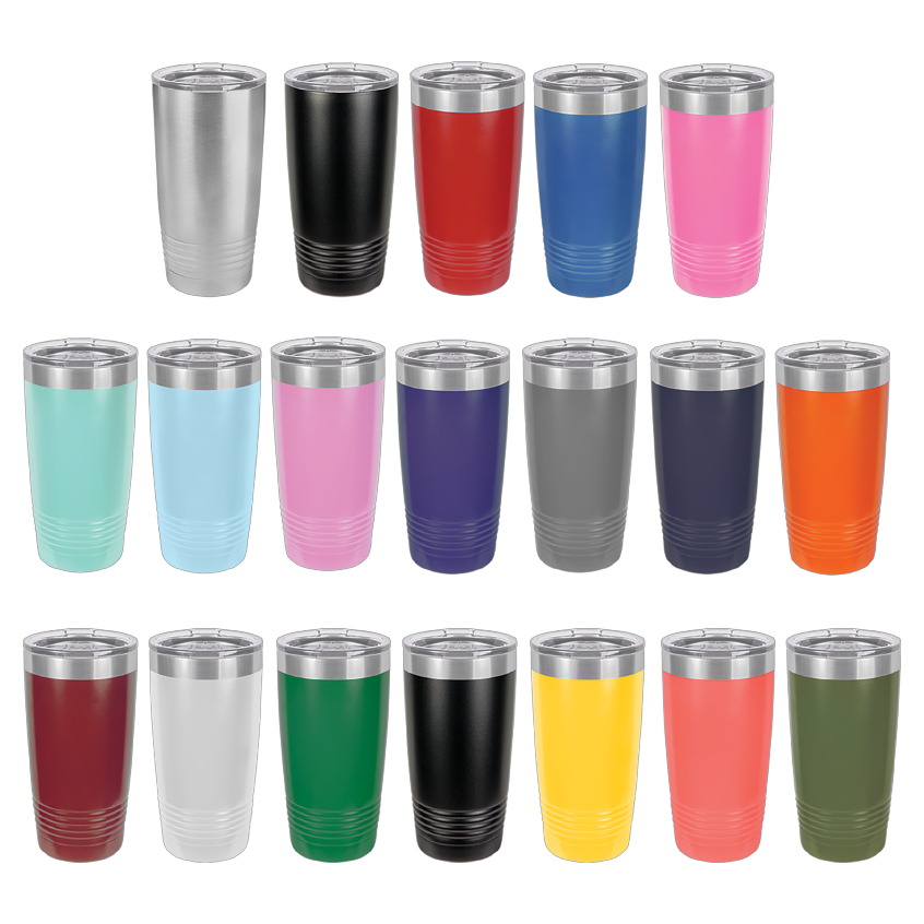 20 oz Stainless Steel Polar Camel Tumbler with Lid