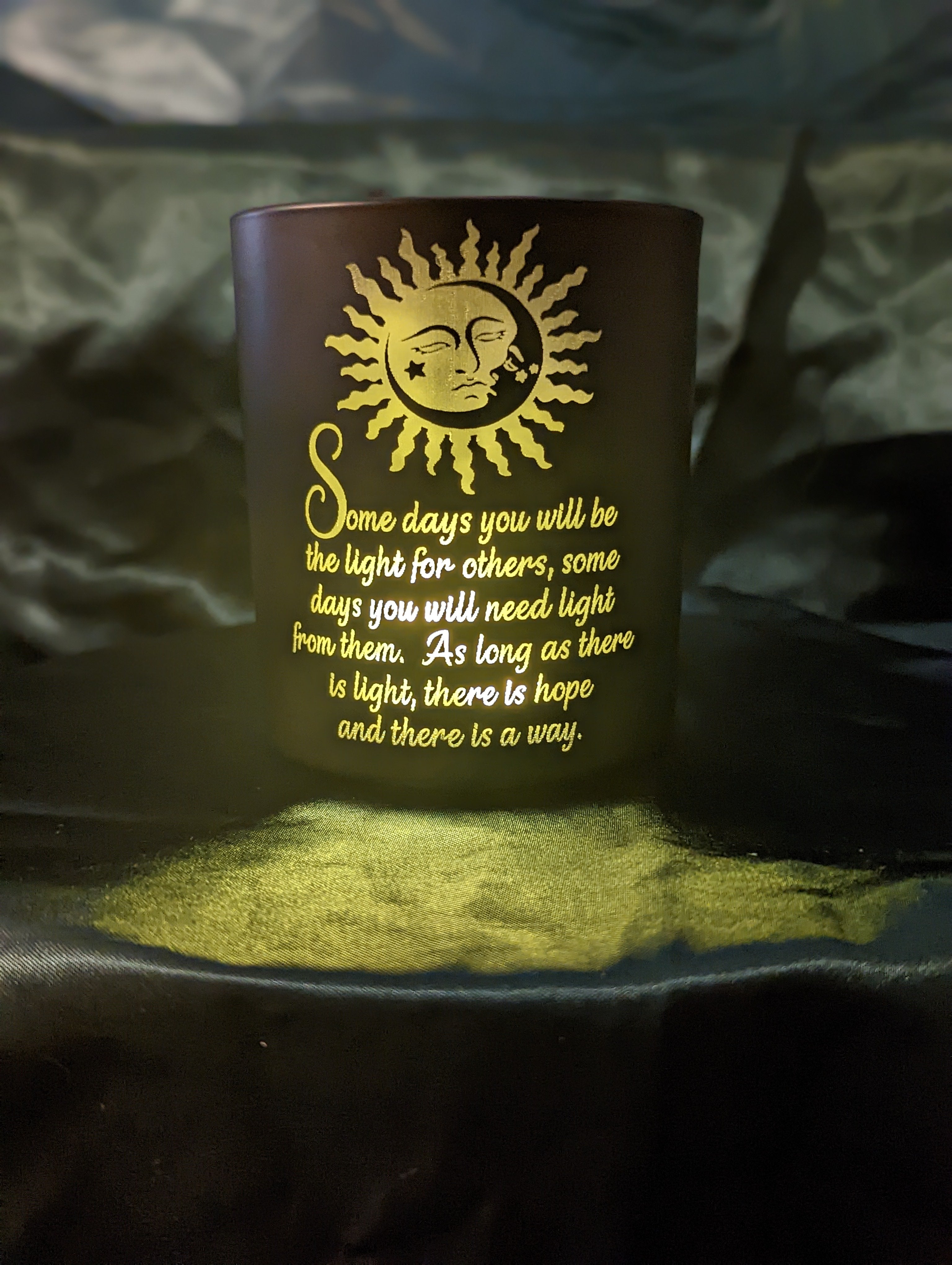 12.5 OZ Black vessel, Hand-poured, Soy Wax Candle